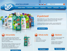 Tablet Screenshot of chopa.cz
